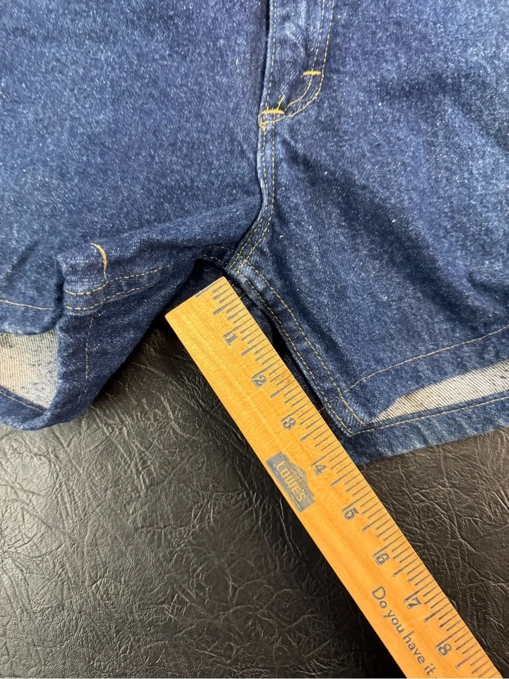 Lee Indigo Denim Cutoff Shorts